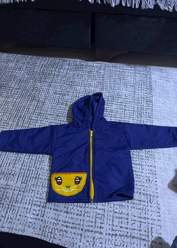 Gri Örgü Bebek Tulumu Kapüşonlu - Görsel 4