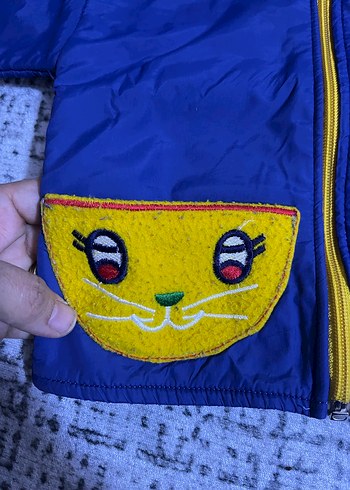 Gri Örgü Bebek Tulumu Kapüşonlu - Görsel 6