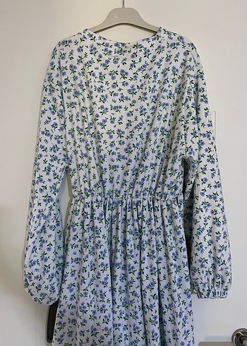 Uzun Kollu Pamuklu Bohem Elbise - Görsel 3