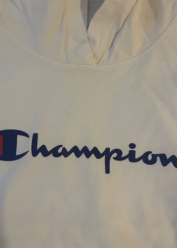 m Beden Champion Beyaz Kapüşonlu Sweatshirt