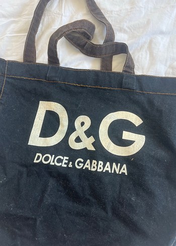 Beden D&G Siyah Denim Kadın Omuz Çantası
