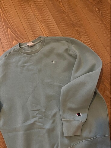 champion sweatshirt acik su yesili
