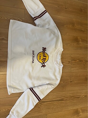 orijinal hard rock barcelona crop sweat