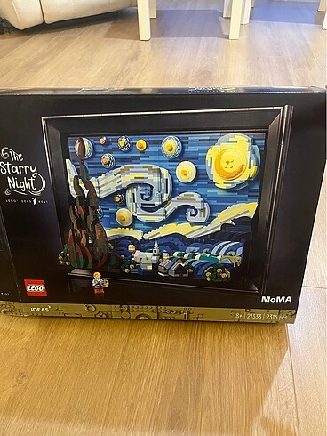 van gogh starry night lego