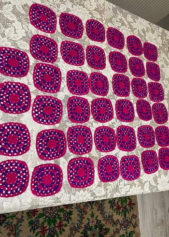 El Örgüsü Renkli Kare Motifler - Görsel 2