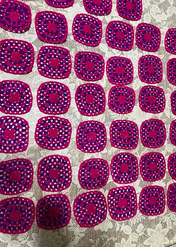 El Örgüsü Renkli Kare Motifler - Görsel 4