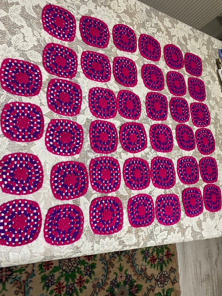 El Örgüsü Renkli Kare Motifler - Görsel 2