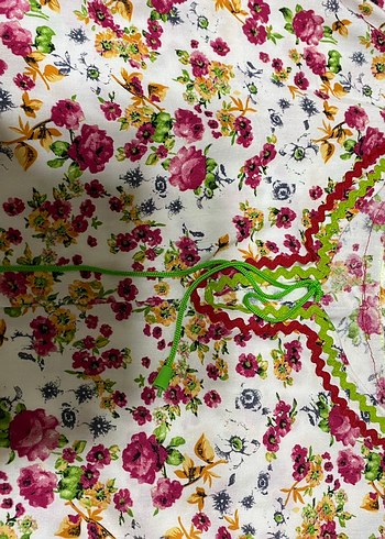 Çiçek Desenli Uzun Bohem elbise - Görsel 6