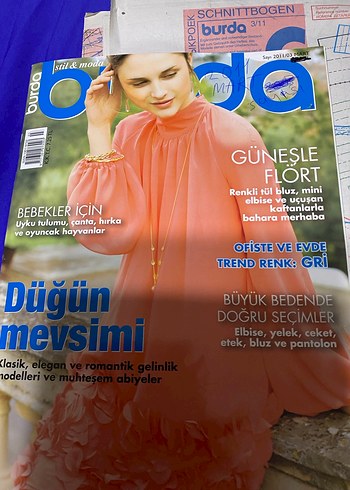 Burda Dergisi ve Kalıp Sayfaları - Görsel 12