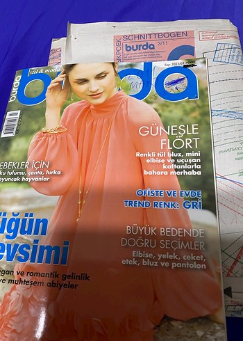 Burda Dergisi ve Kalıp Sayfaları - Görsel 11