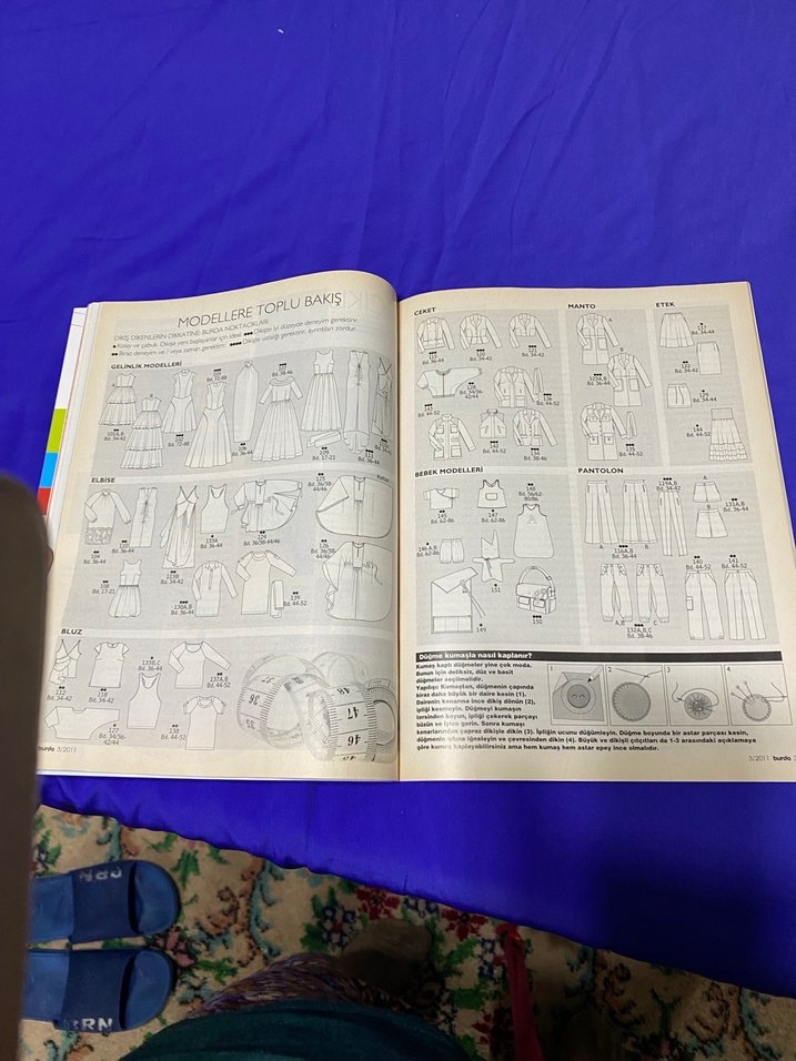 Burda Dergisi ve Kalıp Sayfaları - Görsel 4