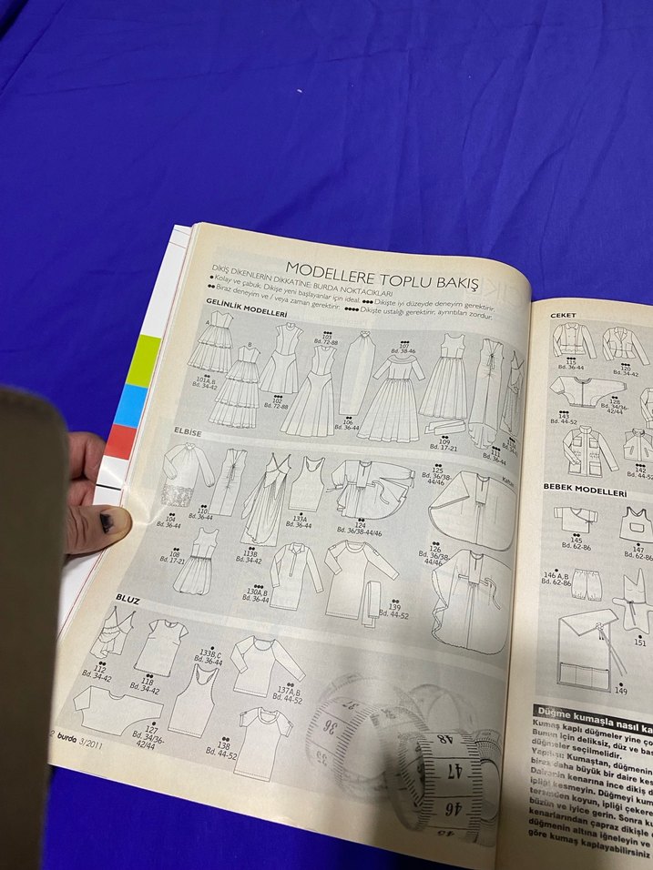 Burda Dergisi ve Kalıp Sayfaları - Görsel 5