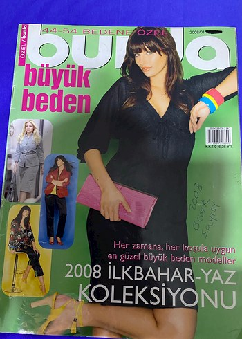 2008 İlkbahar-Yaz Burda Büyük Beden Dergisi - Görsel 7