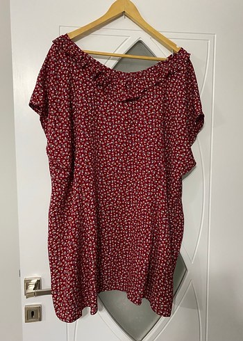 Bordo Midi tunik - Görsel 4