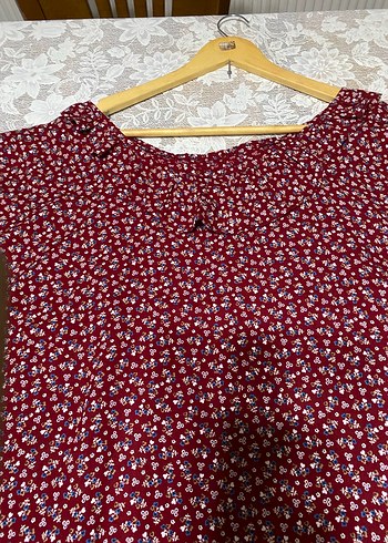 Bordo Midi tunik - Görsel 8