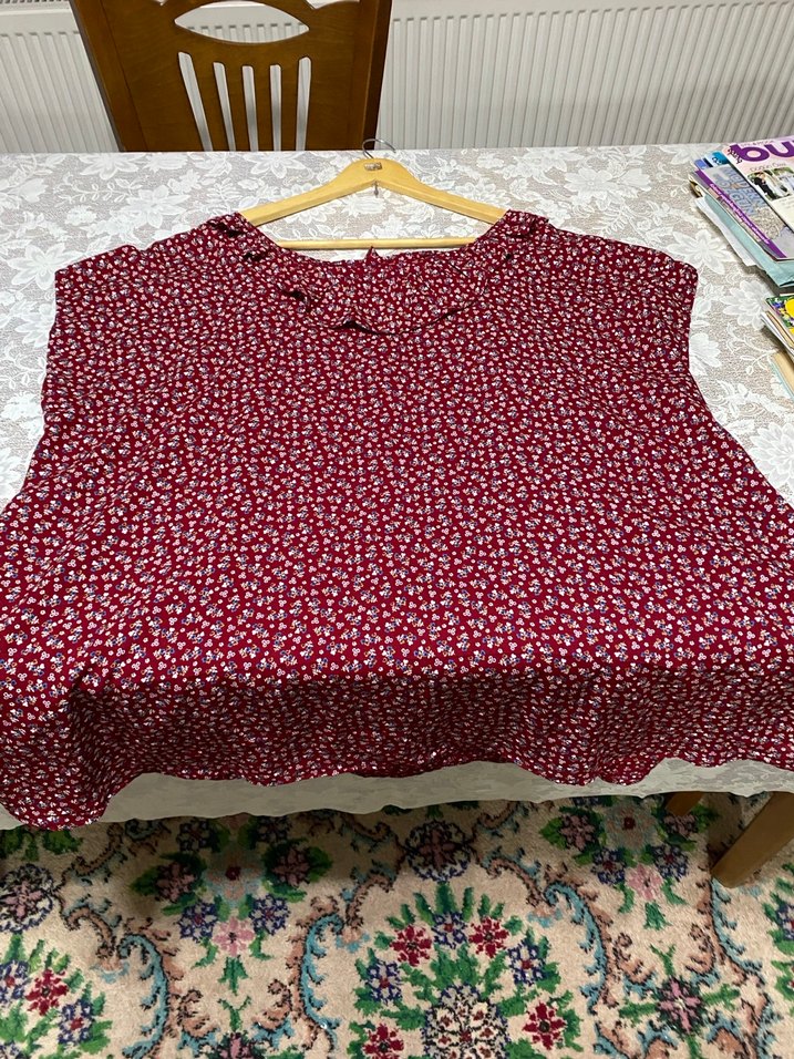 Bordo Midi tunik - Görsel 5