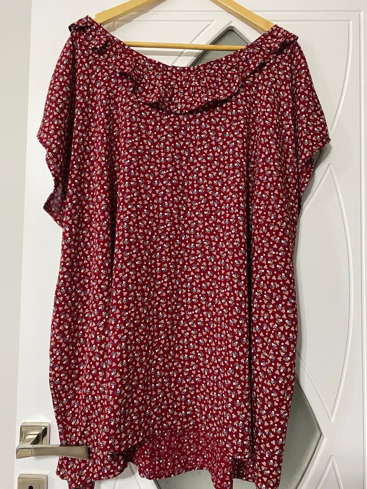 Bordo Midi tunik - Görsel 2