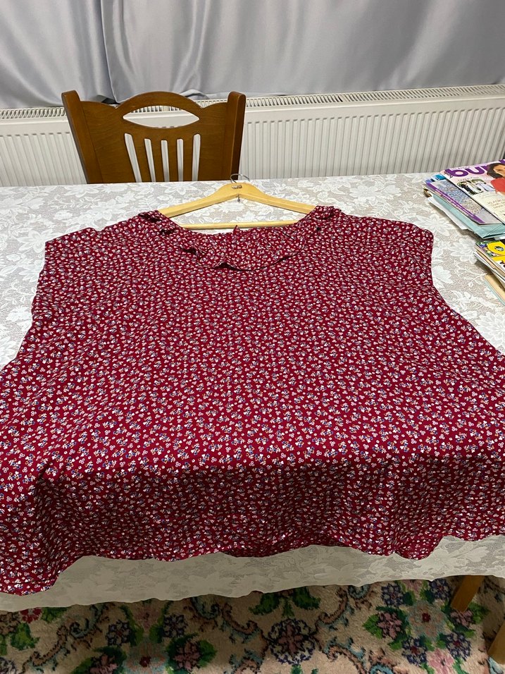 Bordo Midi tunik - Görsel 3