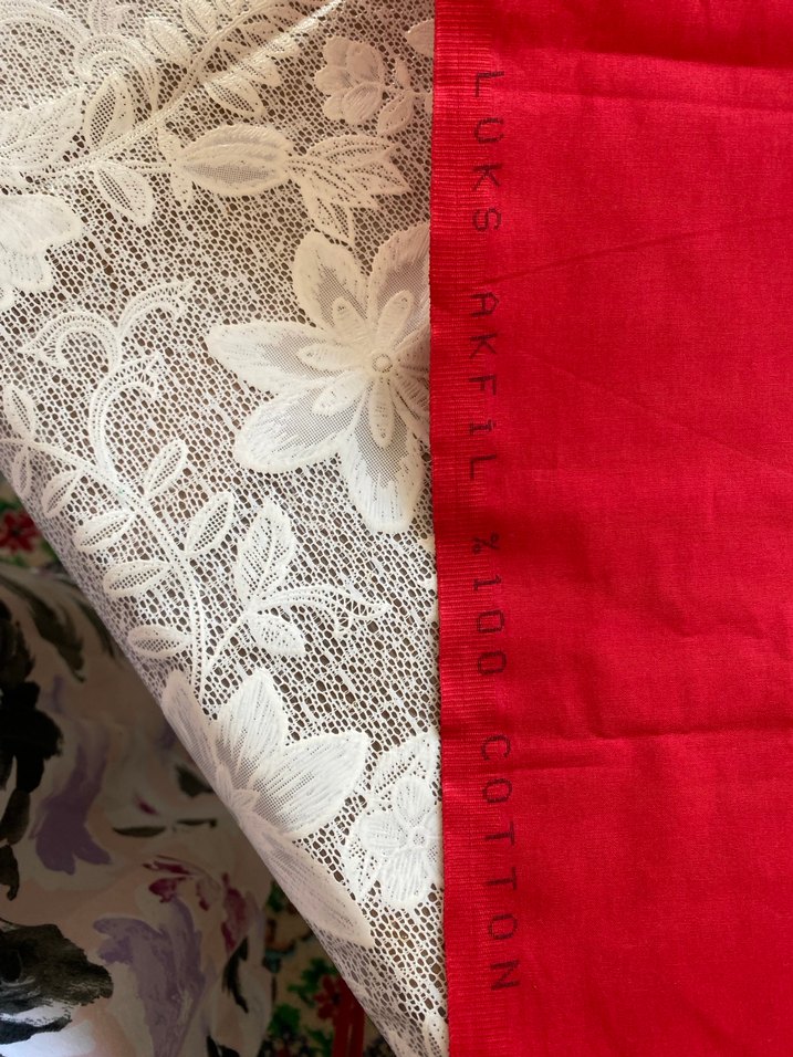 %100 pamuklu parça245x110 cm - Görsel 5