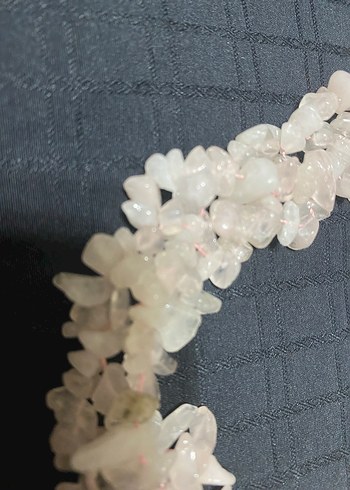 Ametist geçek doğal taş kolye - Görsel 2