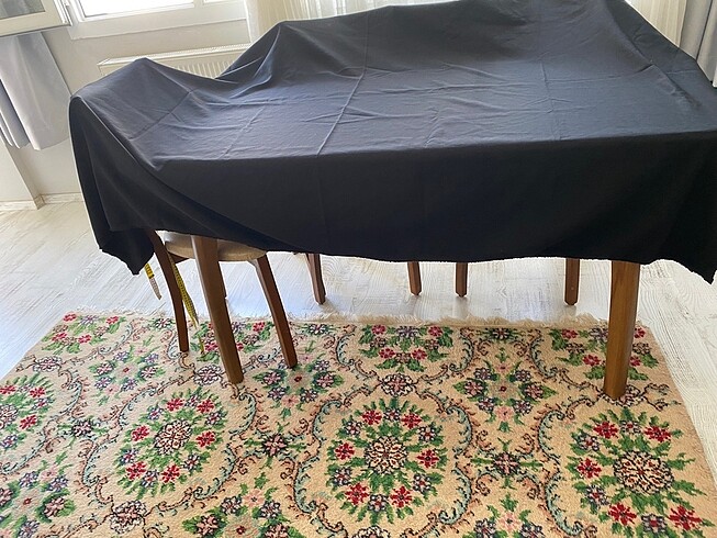 205x150 cm ebatlı jarse simsiyah renk