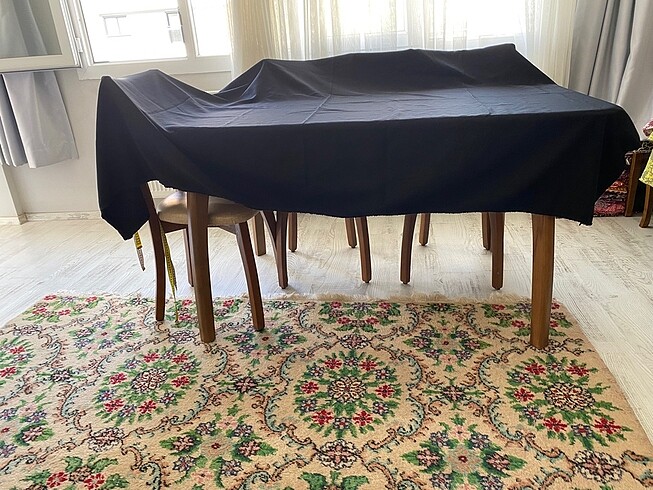 Beden 205x150 cm ebatlı jarse simsiyah renk
