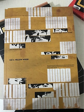 stray kids cle2 yellow wood