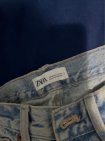 Zara zara yuksek bel jean