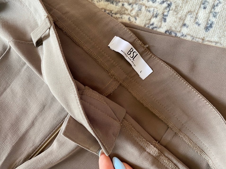 Kahve Kadın Kumaş Pantolon - Görsel 4