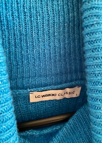 Mavi boğazlı kazak - Görsel 4