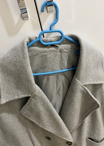 Gri Kadın Kaban - Görsel 3