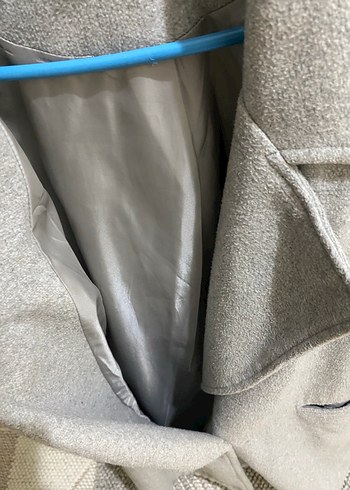 Gri Kadın Kaban - Görsel 8