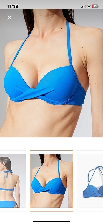 Koton Mavi bikini üstü