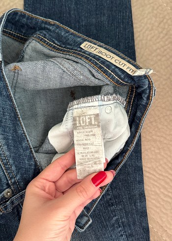 Loft Düşük Bel Vintage Jean - Görsel 3