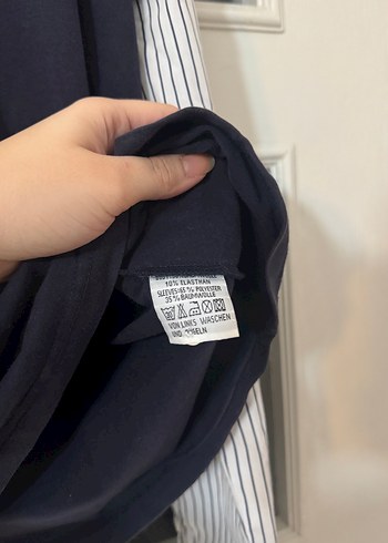 Kolları Gömlek Görünümlü Sweat - Görsel 5