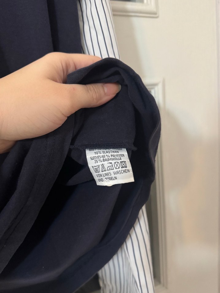 Kolları Gömlek Görünümlü Sweat - Görsel 5