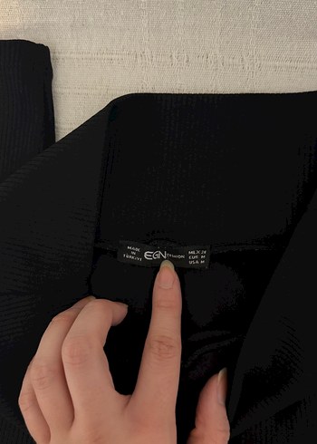 Likralı Fitilli Tayt - Görsel 2