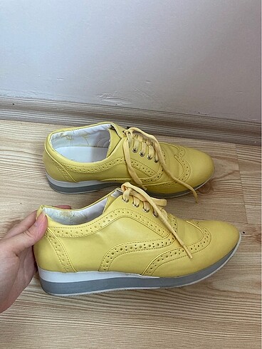Bambi Bambi Sarı Sneaker/Günlük Ayakkabı