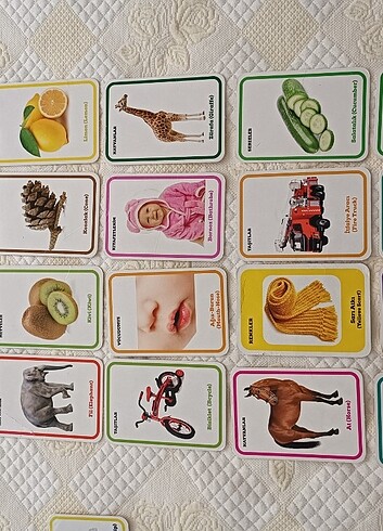 Diğer İlk sözcükler kartları