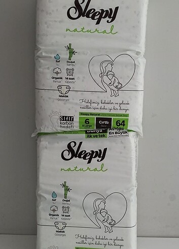 Sleepy 6 numara 128 adet
