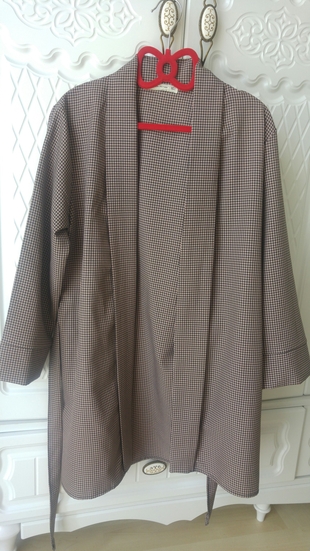 38 beden ekoseli kimono