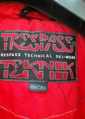 Kırmızı Gri Kapüşonlu unisex Kayak Montu - Görsel 3