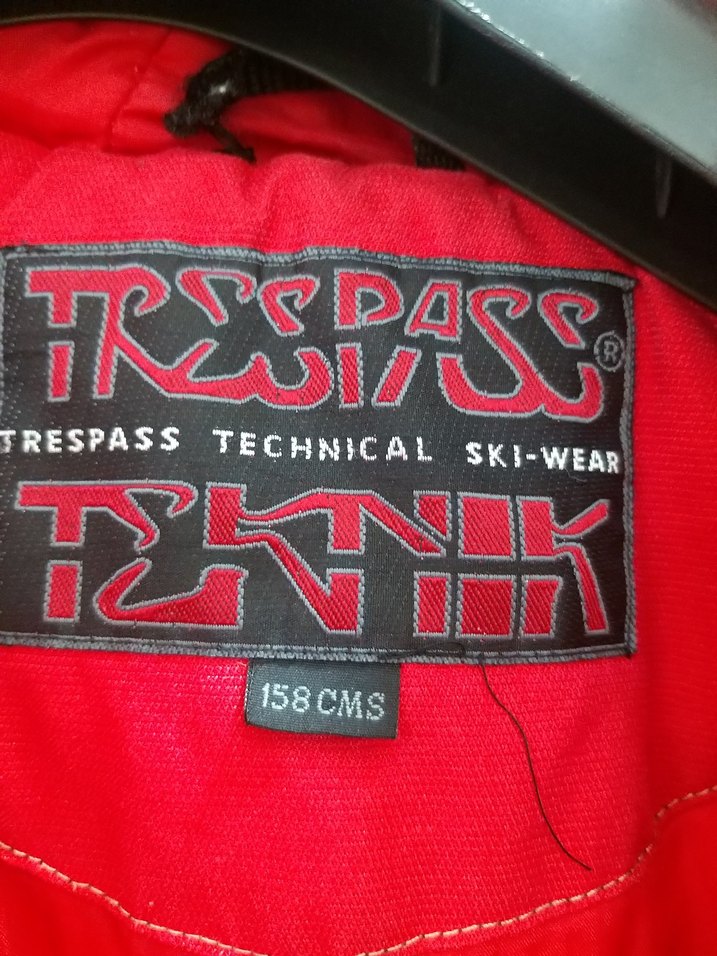 Kırmızı Gri Kapüşonlu unisex Kayak Montu - Görsel 3