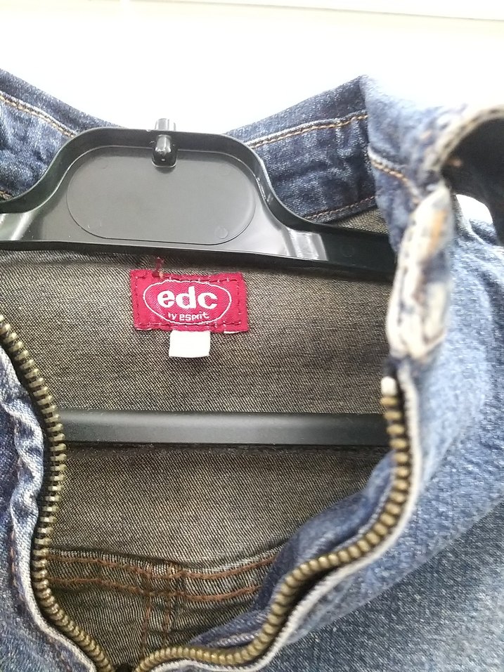 Lacivert Kadın Denim Tulum, Kemerli, Uzun Kollu - Görsel 4