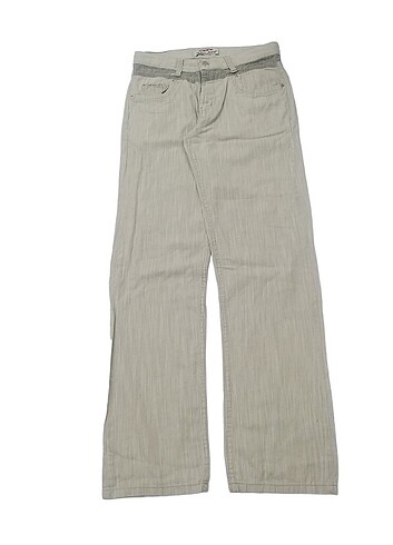 Amerikan vintage erkek keten pantalon