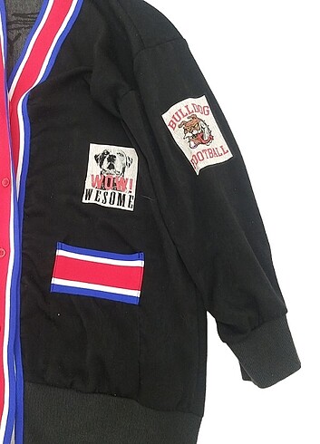 m Beden siyah Renk Amerikan vintage spor ceket