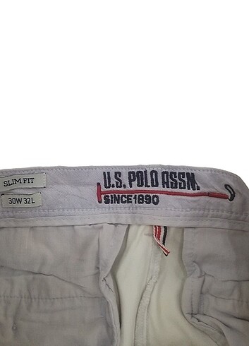 U.S Polo Assn. Krem rengi polo erkek pantalonu