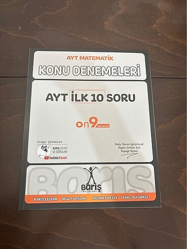 Barış Yayınları Ayt Matematik İlk 10 Soru Denemeleri