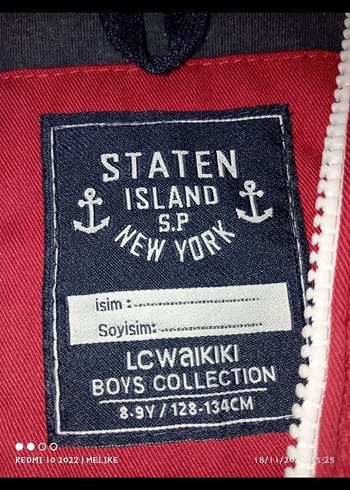 Fermuarlı Kırmızı Kapüşonlu çocuk mevsimlik mont - Görsel 5