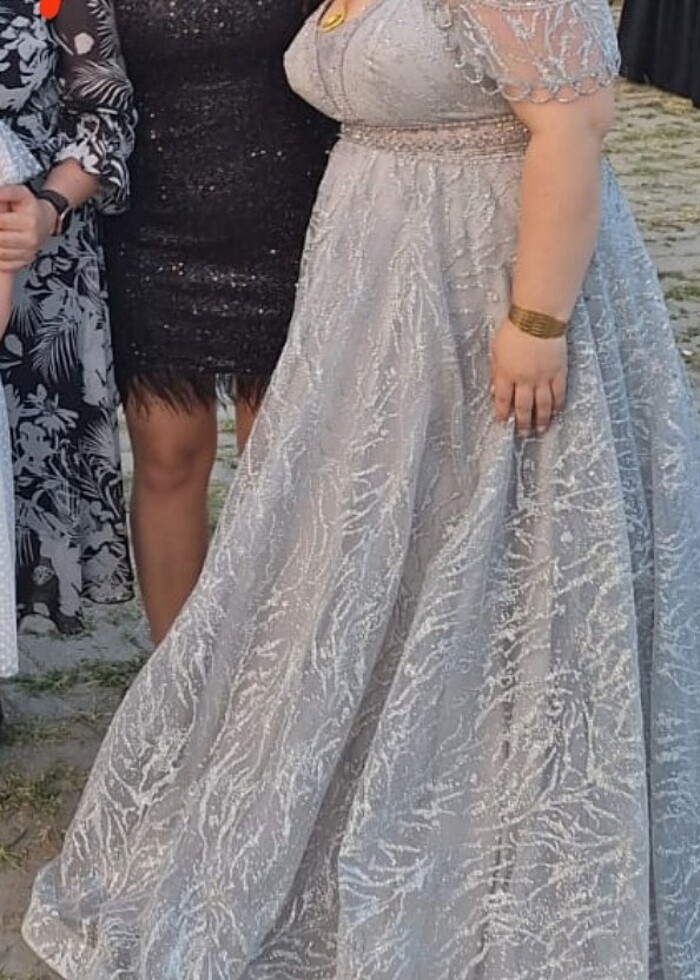 Gümüş abiye - Görsel 3